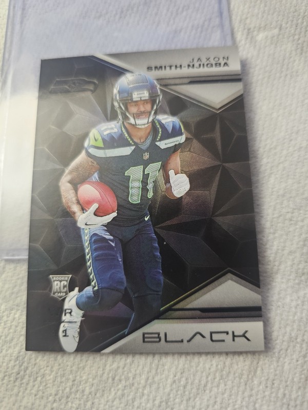 2023 Jaxon Smith-Njigba *seahawks* Panini Black Base Rookie Card #191 *rare*