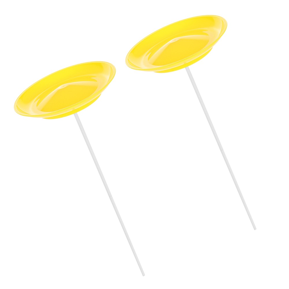 2 Pcs Balance Skills Showing Toy Circus Performance Juggling Plates Training