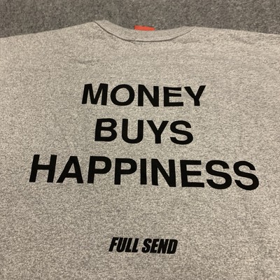 Nelk Boys FULL SEND Money Buys Happiness Shirt Size 2XL RARE Collab Limited Run