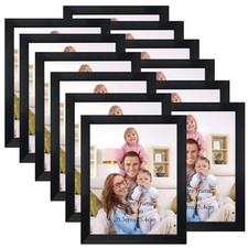 Giftgarden Black 8x10 Picture Frame Bulk, Multi 8 x 10 Photo 8x10,