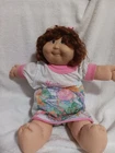 1978, 1983, 16 INCH O.A.A. CABBAGE PATCH DOLL AUBURN HAIR BROWN EYES PAJAMAS