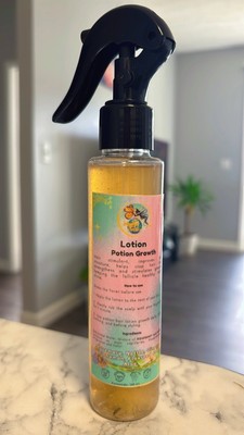 Growth Lotion-Potion 125 ML-Rosemary, Cinnamon, Ginger, Nettle, Flaxseed.