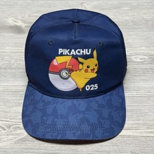 Pokemon Pikachu 025 Snapback Hat Adjustable Youth Kids Cap Official 2021