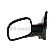 For 01-07 Caravan, Town Country Rear View Mirror Manual Folding Black Left Side