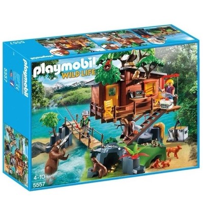 Playmobil Wild Life Abenteuer Baumhaus 153-teiliges Set für Kinder, 12,5H cm