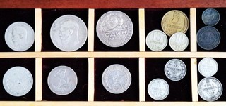 Konvolut 15 Russische Münzen dabei Zarenreich 1860 1897 1910 1913 1915