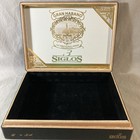 Vintage GRAN HABANO 3 SIGLOS Black Wood Cigar Box Honduras Robusto — photo 5