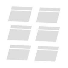 6PCS Wheel Rim Decal Stripes, Car Stickers, Reflective Vehicle Tire Rim Silver