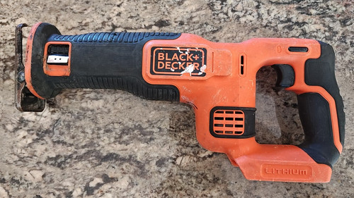 Black+Decker BDCR20 20V MAX Lithium Cordless Reciprocating Saw Tool Only, Tested