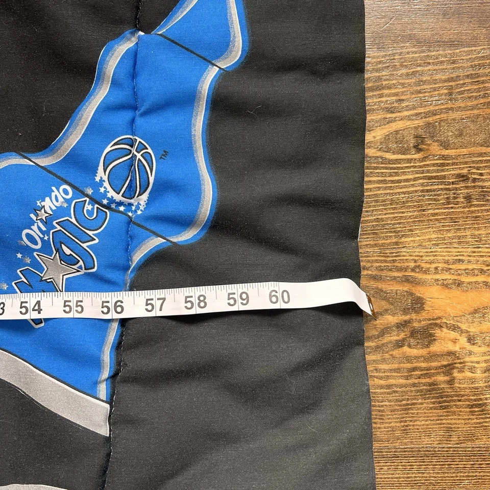 Orlando Magic Vintage Basketball Blue Black NBA Classic Comforter Twin Size - Image 4 of 4