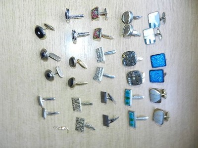 Konvolut 14 Paar Manschetten Knöpfe Vintage sihe Foto´s
