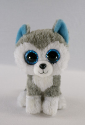 TY Beanie Boos TySilk 7'' Slush Husky Stuffed Animal Plush 2018 - EUC