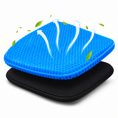 #ad Cooling Gel Seat Cushion Honeycomb Pad Car Office Chair Support Soft Pressure $12.99