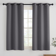 Panel curtains kitchen eyelet curtain set of 2 h 120 x w 90 cm kitchen curtains short...