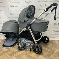 Mamas And Papas Flip xt3 Pushchair & Carry Cot - Harbour Grey