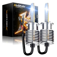 Xwqhjw H1 Led Headlight Conversion Kit 90w 25000lm Lamp Bulb Hilow Beam 6500k