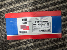 25-Pack Surfprep 3" x 4" Foam Sanding Pads fine Grit 25 Pack - SAD1