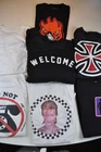 Skateboard T Shirt Lot Boys Welcome Independent GIRL Spitfire READ for sizes