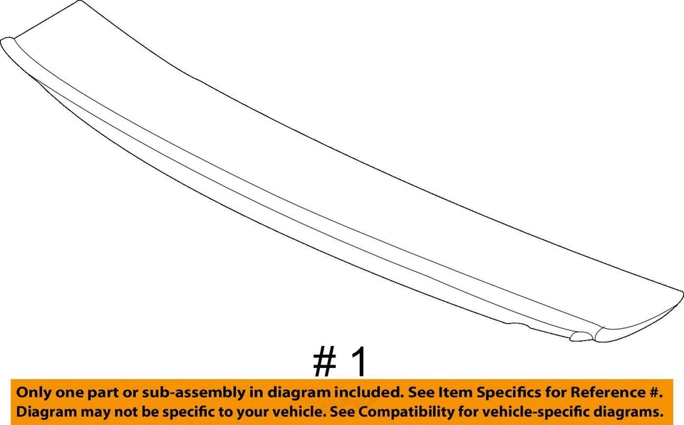 ALERÓN CHEVROLET CAVALIER 2003-2005 ASM R/END Z24 *PRI 88980904 - NUEVO OEM Foto 3 de 3