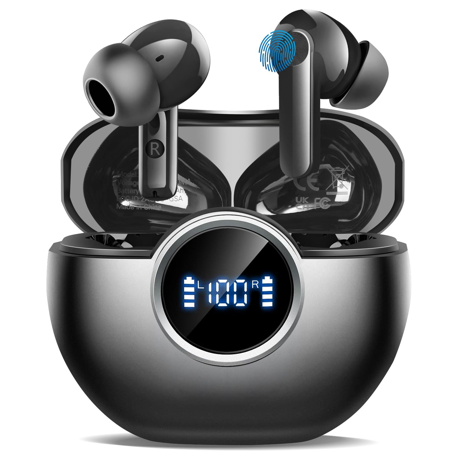2025 New Bluetooth 5.4 Headphones Bass 3d Stereo, In-ear Ear