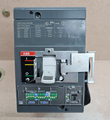 ABB SACE Tmax XT4H 250 3P 250A 600V Circuit Breaker 