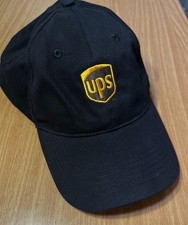 UPS Hat Cap Black Adjustable Baseball Cap One Size Unisex United Parcel Service