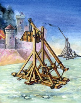 Zvezda 8516 1:72 Medieval Siege Engine Trebuchet Catapult Plastic Model Kit
