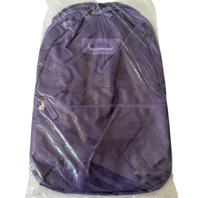 Trailmaker New Classic 17'' Purple Adjustable Shoulder Strap Backpack S-4