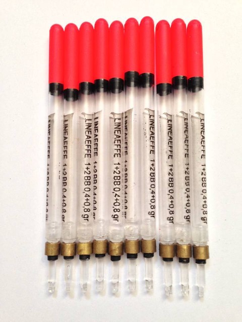 10 New Loaded Fishing Waggler Clear Floats 19CM 7BB Carp Chub Etc