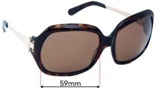 SFx Replacement Sunglass Lenses fits Tory Burch TY 7009 - 59mm Wide