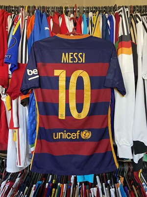 BARCELONA 2015 2016 HOME SHIRT JERSEY PLAYER ISSUE NIKE 658790-422