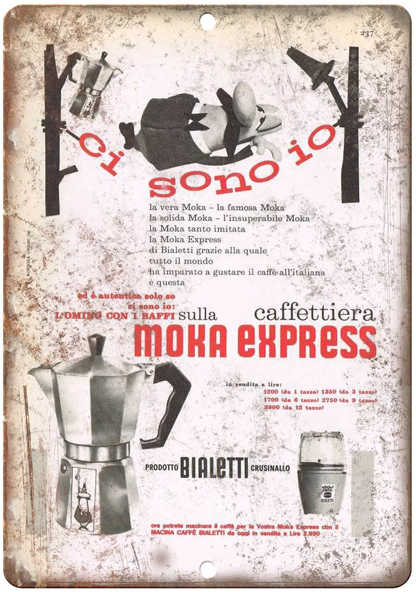 Bialetti Caffettiera Moka Express 1 tazza