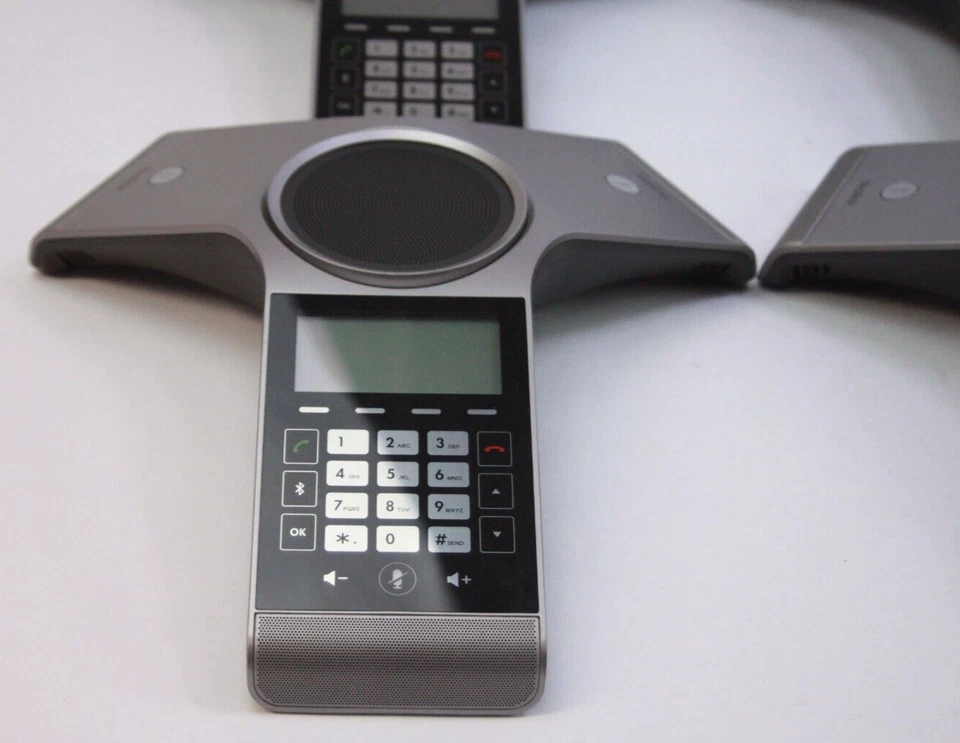 Lot of 4 Yealink CP920 Conference Phone with WiFi and Bluetooth READ POWERED ON - Image 2 of 3