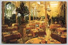Postcard Clearwater Florida Baumgardner's Restaurant Interior 