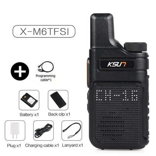 Walkie Talkie Mini zestaw bezprzewodowy Dwukierunkowa stacja radiowa Komunikator Transceiver - Zdjęcie 7 z 27