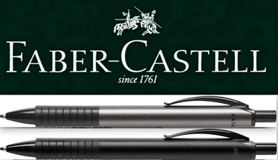 FABER-CASTELL Faber Castell Kugelschreiber Basic M anthrazit oder schwarz *!bestprice!*