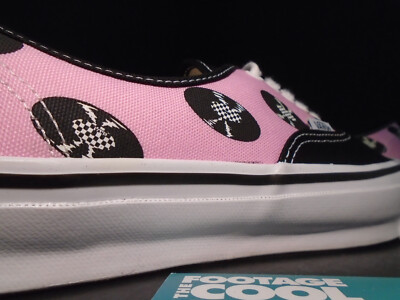 VANS OG AUTHENTIC LX WACKO MARIA RECORDS PINK BLACK WHITE ERA