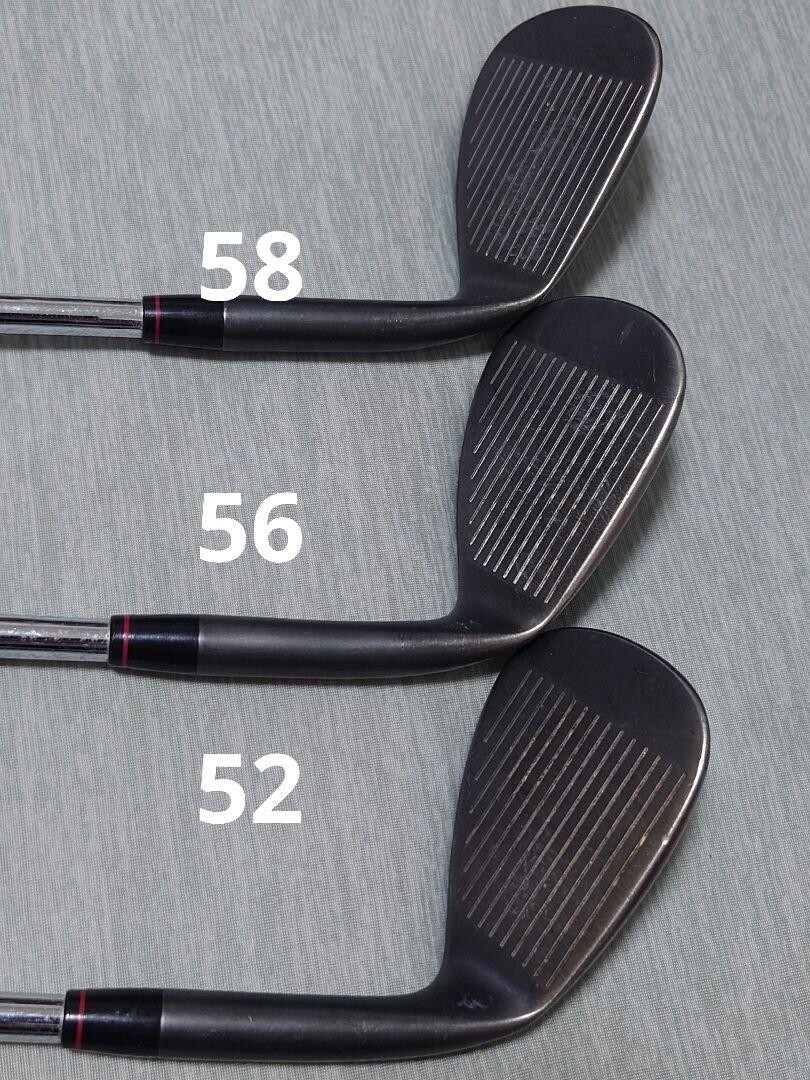 Lefty NIKE GOLF V REV GROOVES 52°56°58° 3pcs Wedge Set Flex-S400