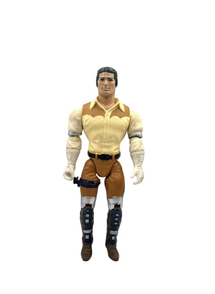 Figura de acción Bravestarr Marshal 1986 Mattel de colección juguete espacial occidental años 80 uso retro Foto 2 de 4