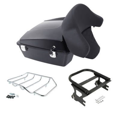 Chopped Trunk 2-up Rack Fit For Harley Touring Electra Road Glide 1997-2008