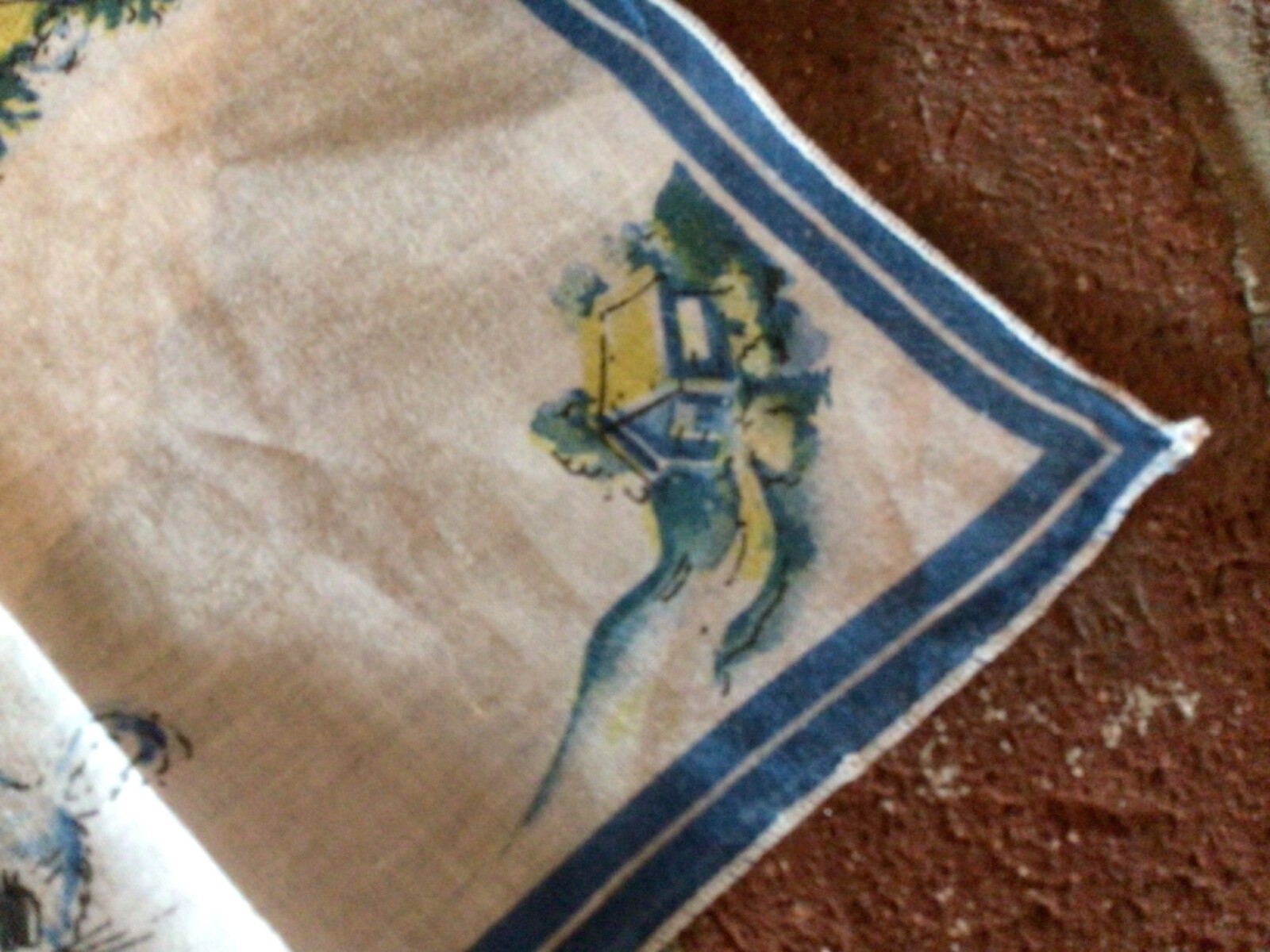 Vintage 1950's Lot Of 3 Child Hankies One RARE Tom Lamb Signed Other Marked C O image 9