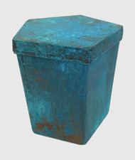 One-of-a kind, Handmade Copper Urn for human ashes