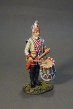 JOHN JENKINS PLAINS OF ABRAHAM QBLG-02B LOUISBOURG GRENADIER 22ND REGT. DRUMMER