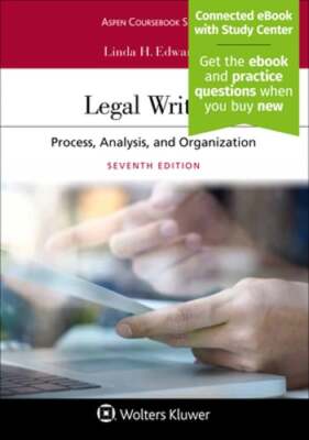 Legal Writing: Process, Analysis, and Organization [Connected eBook with Study