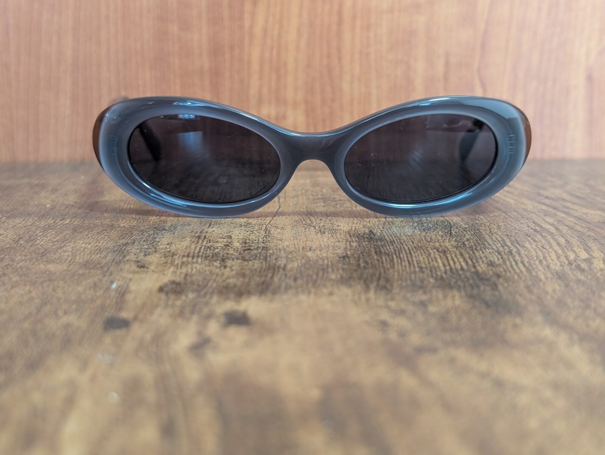 VINTAGE E. VON FURSTENBERG SMF 123 OVAL ACETATE SUNGLASSES  display picture 3