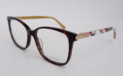 Escada VESB25 0722 Brillengestell Panto mit Blumenmuster