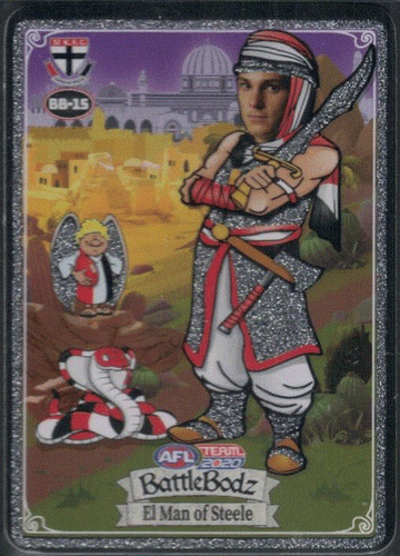 2020 AFL TEAMCOACH GLITTER FOOTY BATTLEBODZ; Individual Card Sale. - Bild 13 von 14