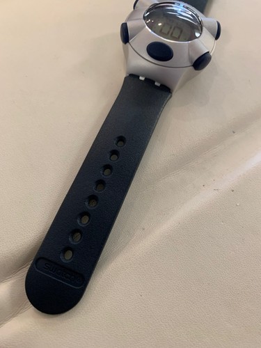 Swatch watch Beat Aluminum Digital New Battery Good Condition Works Rare - 第 6/8 張圖片