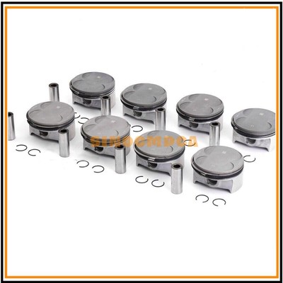 N62 4.4L 8pcs Pistons Ring Kit 11257519916 For BMW 545i 645Ci 745i  