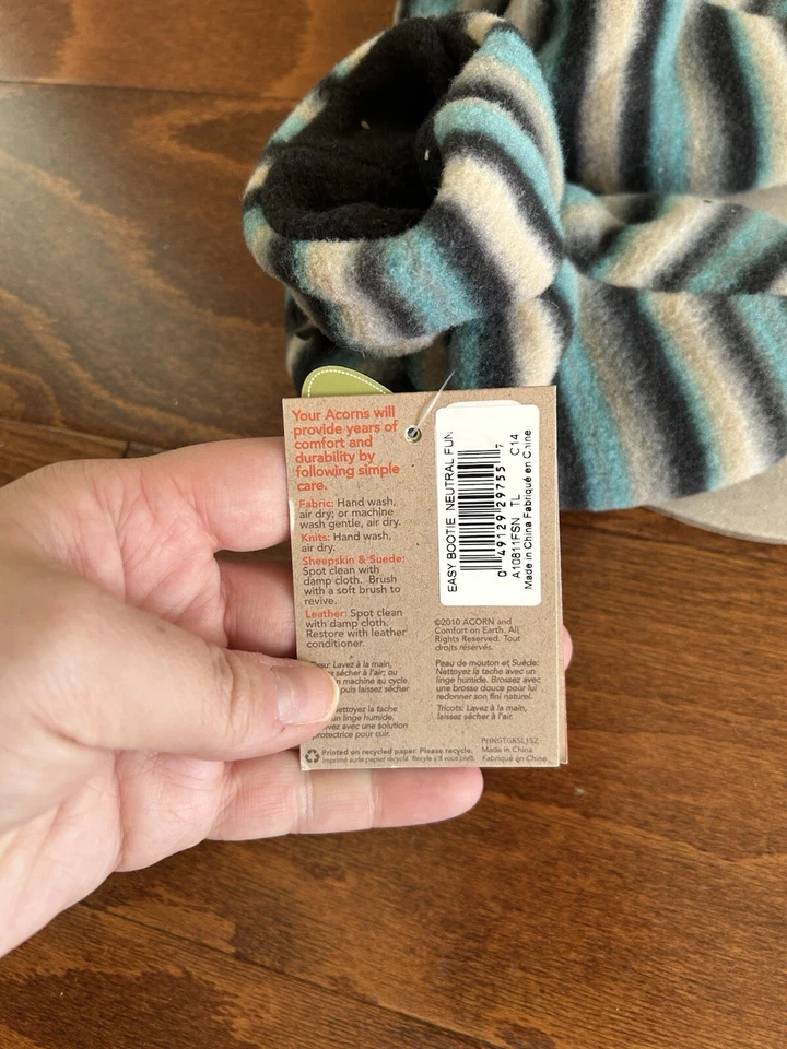 Bellota Tots Unisex Niños Bebé 12-18 Meses Azul Rayas Botines Zapatillas NUEVO Foto 4 de 4